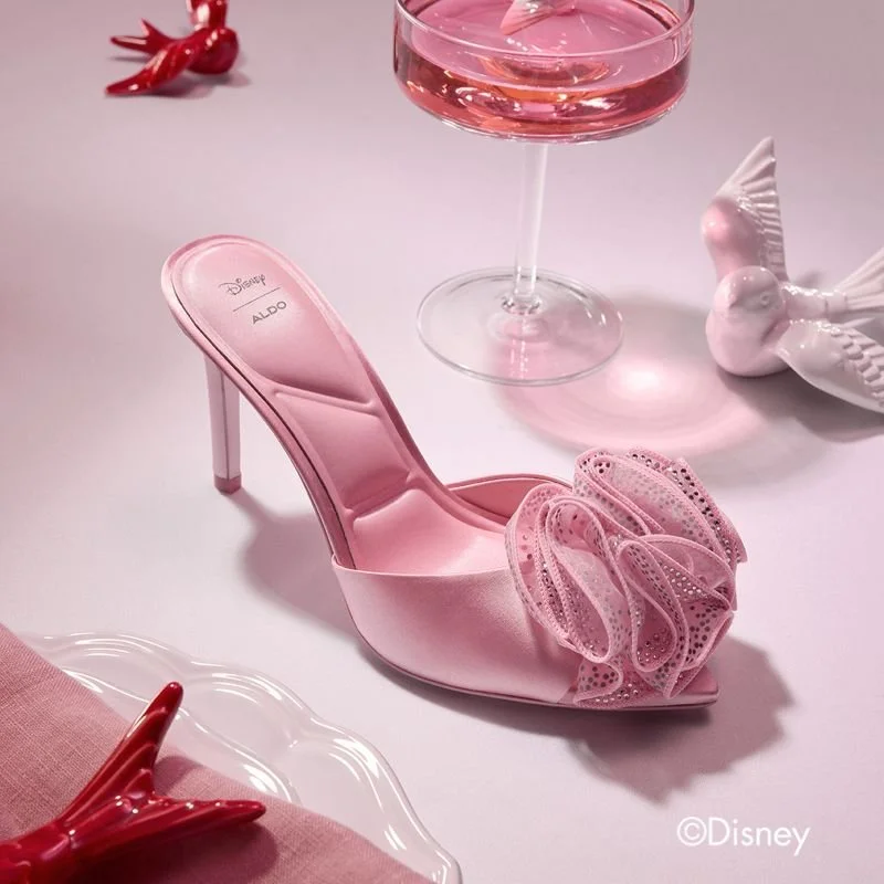 【ALDO x Disney】シンデレラ ローズ ミュール★魔法に包まれて Disney Princess and Villain x ALDO Shoes Collection — EXTRA